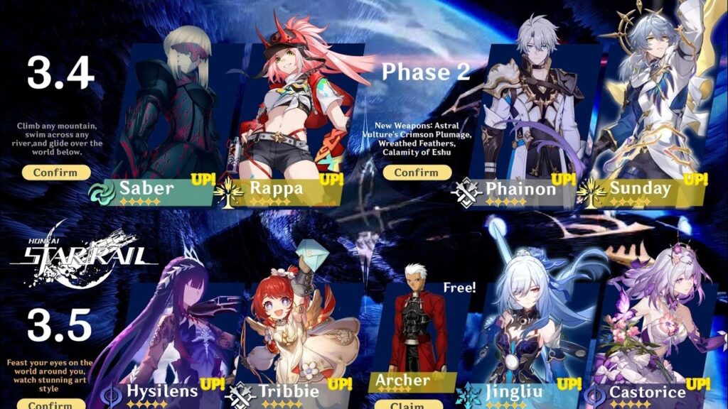 Honkai: Star Rail Version 3.4 Banner Leaks Hint at Exciting New 5-Star Characters